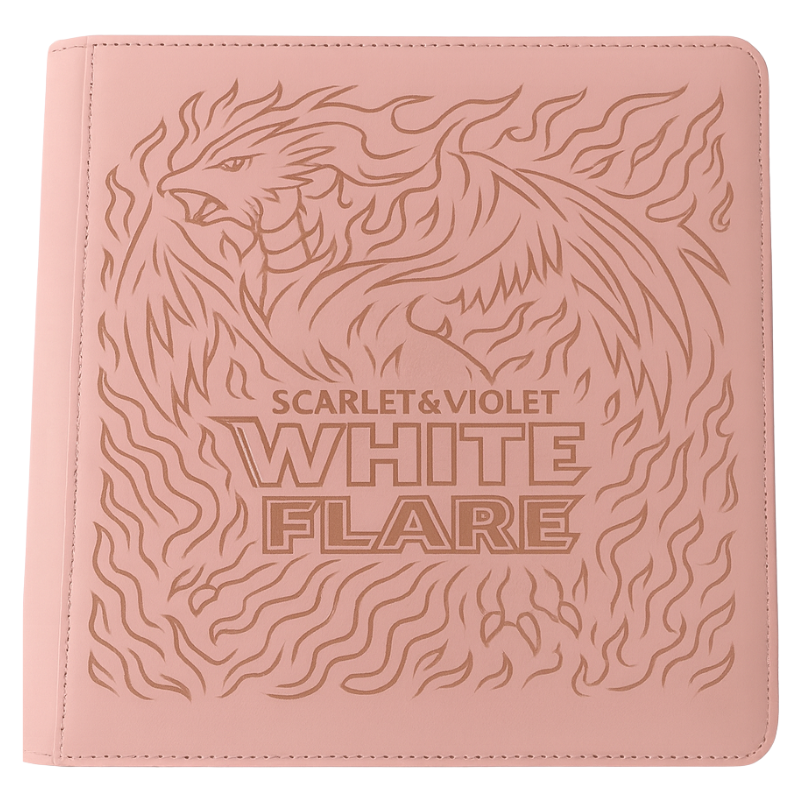 White Flare Binder 12 Pocket