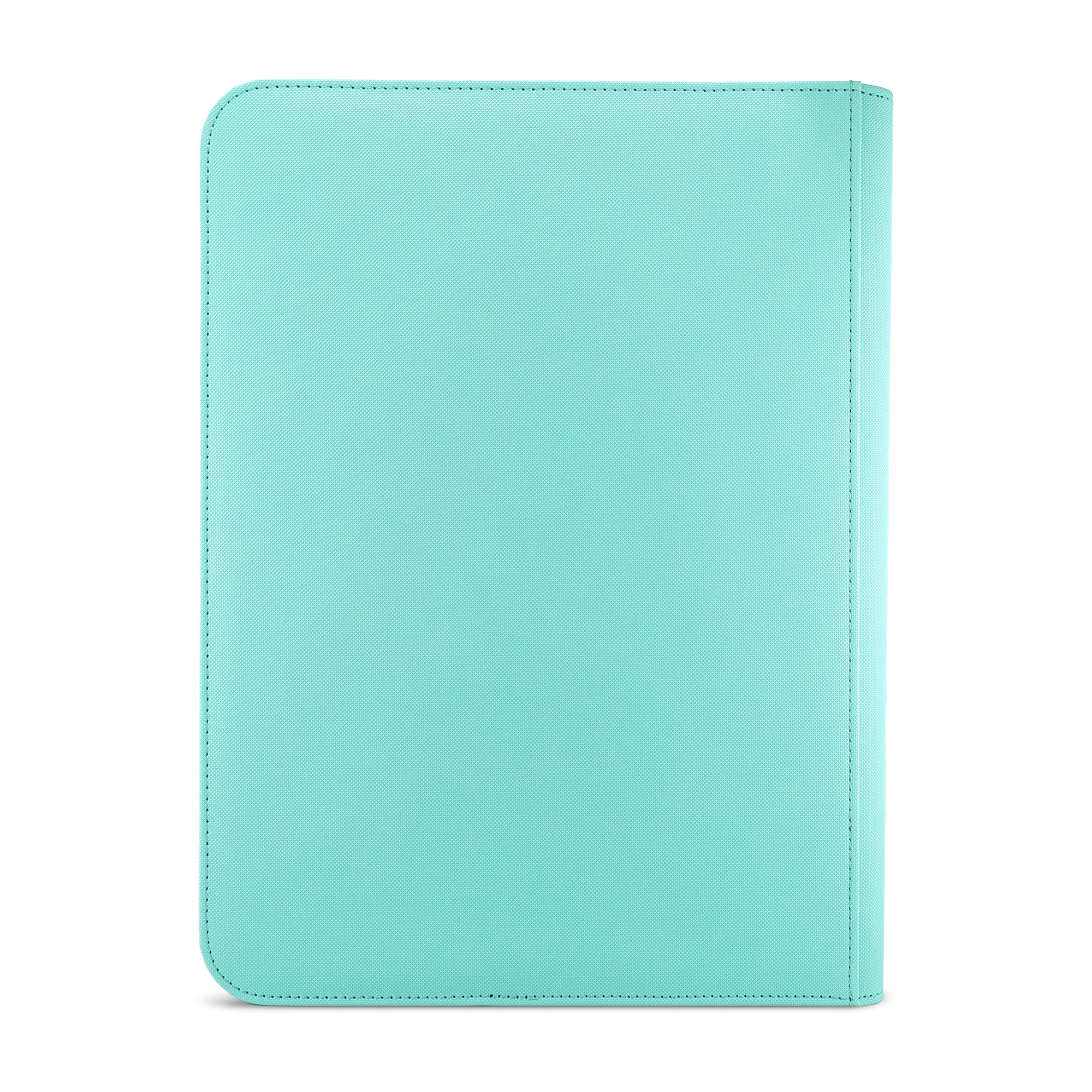 Golden Series - 9 Pocket Zip Binder in Turquoise